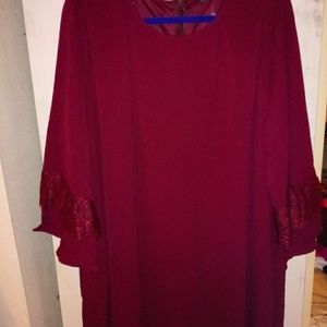 Burgandy Dress